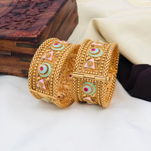 Premium Rajwadi Polish Openable Kada Bridal Bangles