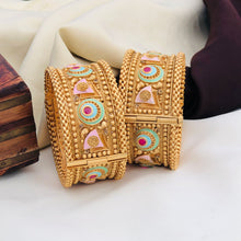 Premium Rajwadi Polish Openable Kada Bridal Bangles