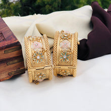 Premium Rajwadi Polish Openable Kada Bridal Bangles
