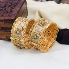 Premium Rajwadi Polish Openable Kada Bridal Bangles