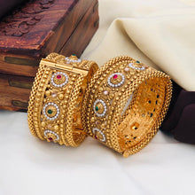 Premium Rajwadi Polish Openable Kada Bridal Bangles