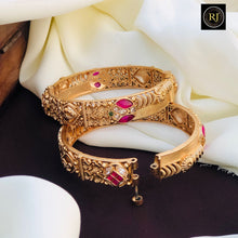 Rajwadi Openable Jadau Bangles/ White beads jadau stone Kada / Indian Bridal bangles