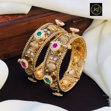 Rajwadi Openable Jadau Bangles/ White beads jadau stone Kada / Indian Bridal bangles