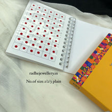 Plain Color Bindi Book-Sitara-1/2/3-Plain