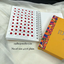 Plain Color Bindi Book-Sitara--4/5/6 Plain