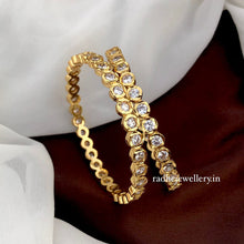 IMPON BANGLES STUNNING GOLD FIRST QUALITY RED AND WHITE STONE FIVE METAL BANGLES ONLINE
