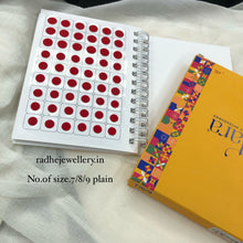 Plain Color Bindi Book-Sitara-7+8+9 PLAIN