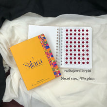 Plain Color Bindi Book-Sitara-7+8+9 PLAIN