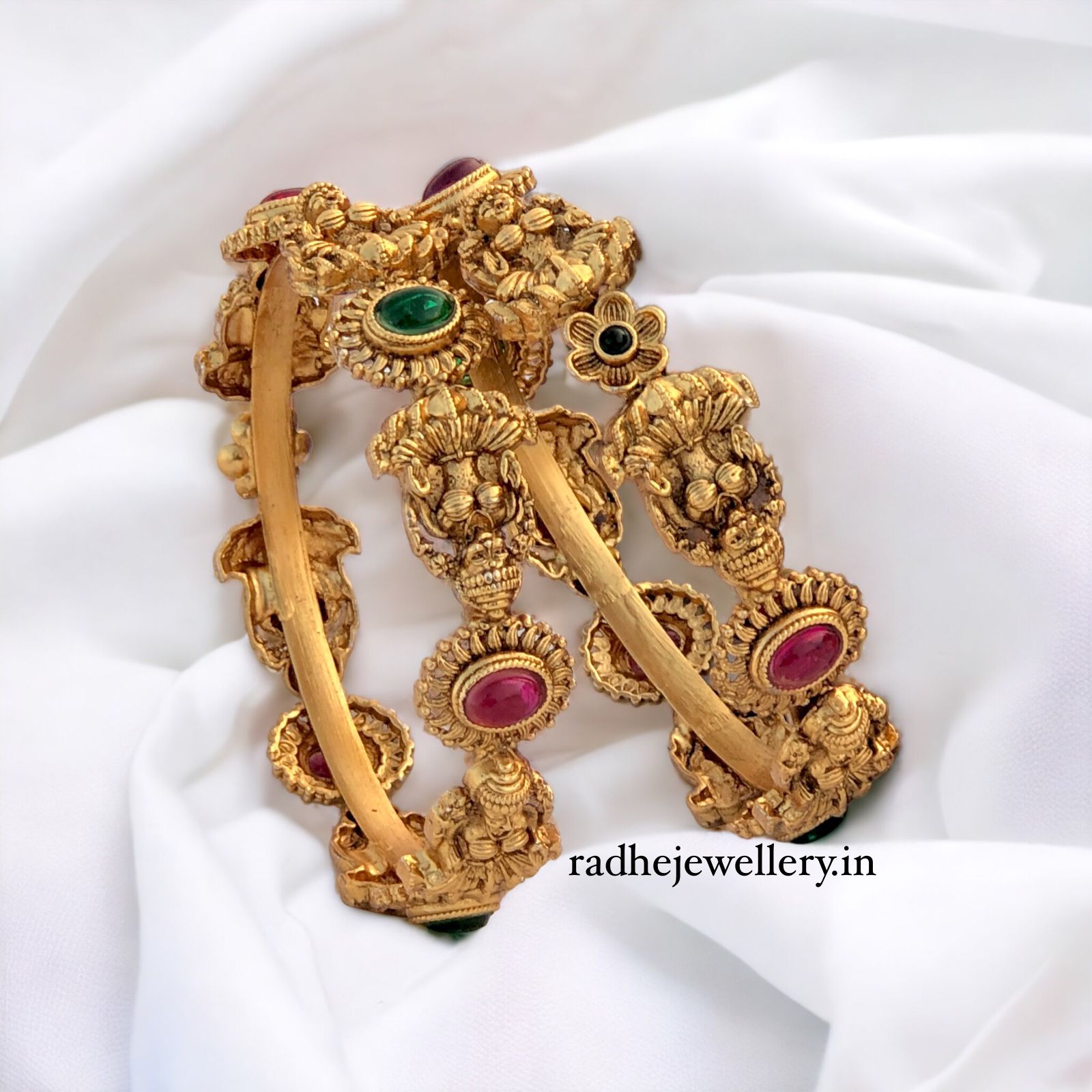 Bangles Temple jJewelry | Bangles temple set | premium design Set