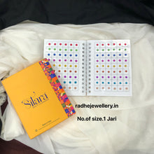Zari Sheen Sticker Bindi Book-Sitara