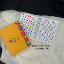 Zari Sheen Sticker Bindi Book-Sitara