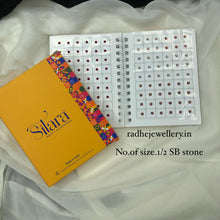Stone Sticker Bindi Book-Sitara all Mix colour