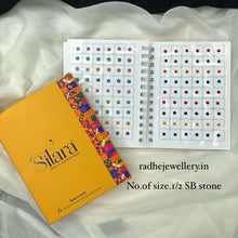 Stone Sticker Bindi Book-Sitara all Mix colour