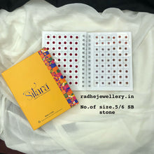 Plain with Stone Sticker Bindi Book-Sitara all Mix colour