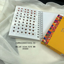 Stone Sticker Bindi Book-Sitara all Mix colour