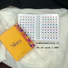 Premium Sitara Double Shade Mix Color Round Bindi