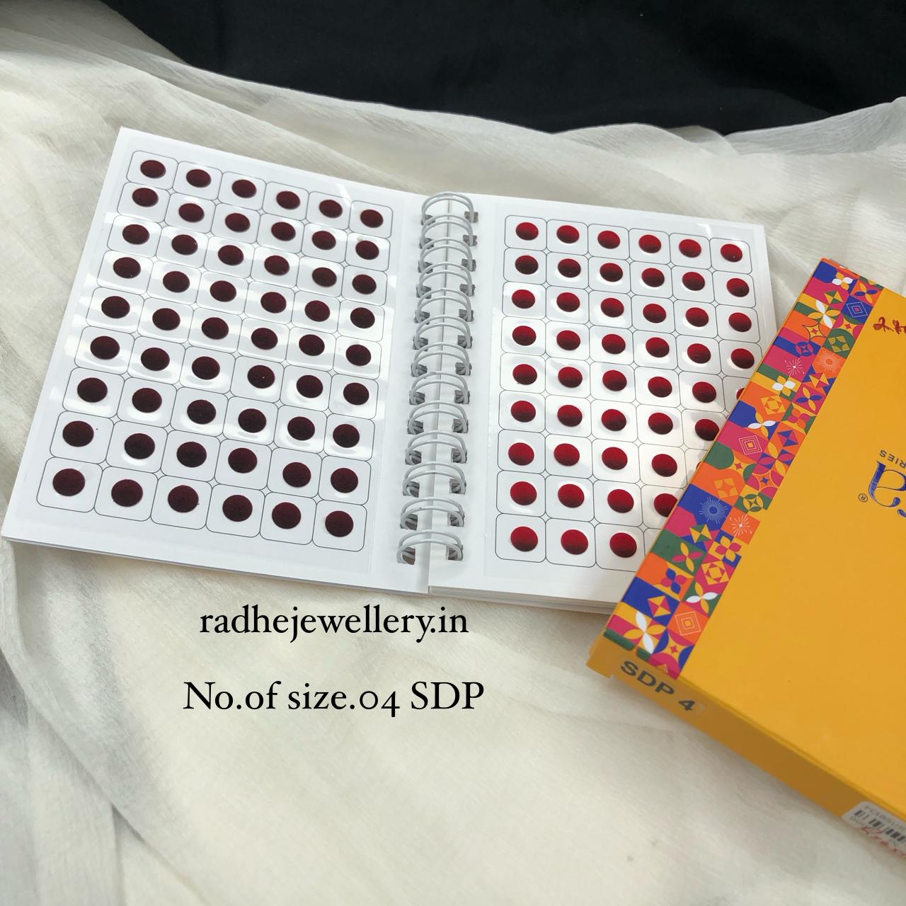 Premium Sitara Double Shade Mix Color Round Bindi