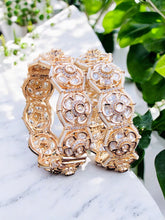 Pachi Kundan Bangles / Kundan kada / Gold kada / Openable Bangle / Indian wedding Jewelry/ Hand accessory