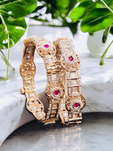 Pachi Kundan Bangles / Kundan kada / Gold kada / Openable Bangle / Indian wedding Jewelry/ Hand accessory