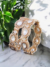 Pachi Kundan Bangles / Kundan kada / Gold kada / Openable Bangle / Indian wedding Jewelry/ Hand accessory