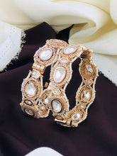 Pachi Kundan Bangles / Kundan kada / Gold kada / Openable Bangle / Indian wedding Jewelry/ Hand accessory