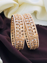 Pachi Kundan Bangles/Kundan kada/Gold kada/Openable Bangle/Indian wedding Jewelry/Hand accessory