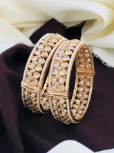 Pachi Kundan Bangles/Kundan kada/Gold kada/Openable Bangle/Indian wedding Jewelry/Hand accessory