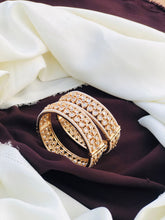 Pachi Kundan Bangles/Kundan kada/Gold kada/Openable Bangle/Indian wedding Jewelry/Hand accessory