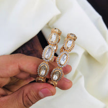 Pachi Kundan Bangles/Kundan kada/Gold kada/Openable Bangle/Indian wedding Jewelry/Hand accessory