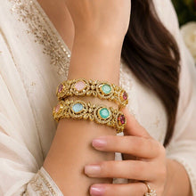 Premium AD Stone Designer Bangles Pair