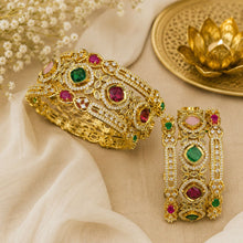 Premium AD Stone Designer Bangles Set