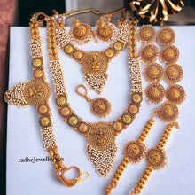 Premium Quality Chandrama Lakshmi Full Bridal Set of 17 Items, Matte Finish, Religious Design