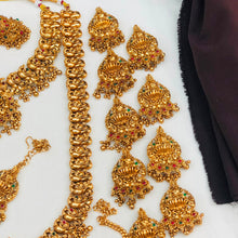 Laxmi Bridal Jewelry Set: Gold Plated Indian Wedding Jewellery