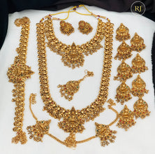 Laxmi Bridal Jewelry Set: Gold Plated Indian Wedding Jewellery