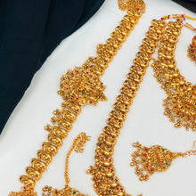 Laxmi Bridal Jewelry Set: Gold Plated Indian Wedding Jewellery