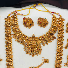 Laxmi Bridal Jewelry Set: Gold Plated Indian Wedding Jewellery