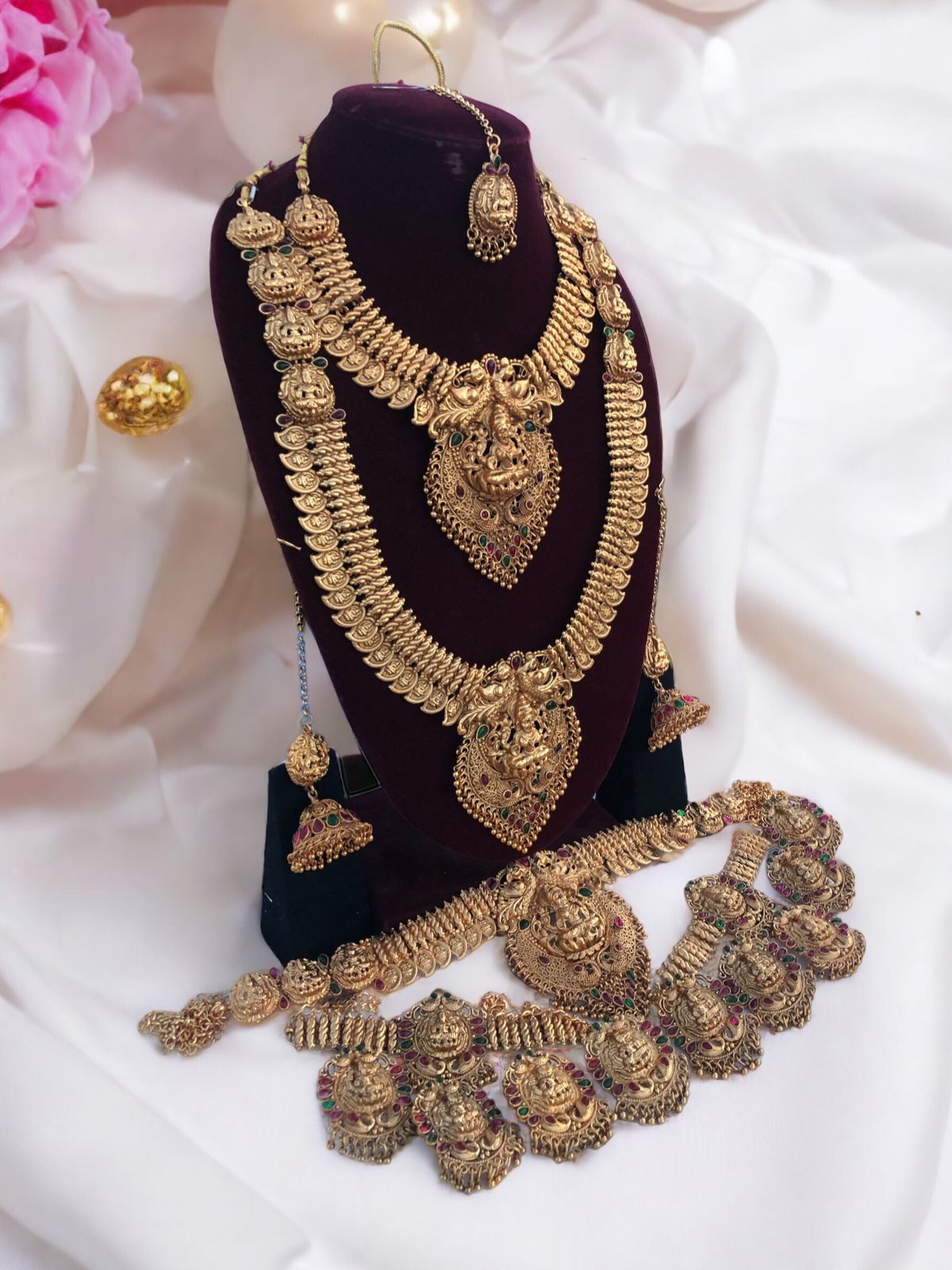 Kerala Bridal Jewellery Sets - South India jewellery Set