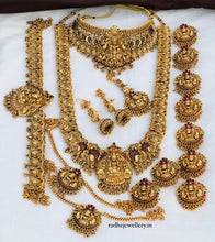 Beautiful Laxmi Design Bridal Wedding/High Quality Brass Premium Quality Jewellery Set For The Indian Bride Dulhan/gift for her