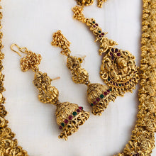 Beautiful Laxmi Design Bridal Wedding/High Quality Brass Premium Quality Jewellery Set For The Indian Bride Dulhan/gift for her