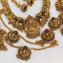 Beautiful Laxmi Design Bridal Wedding/High Quality Brass Premium Quality Jewellery Set For The Indian Bride Dulhan/gift for her