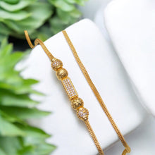 Elegant MOP Chain ✨ Multicolor Stone Gold Finish Necklace | Traditional Daily Wear Jewellery