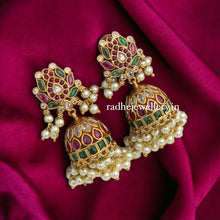 Real jadau like Kemp jhumkas [3 options]