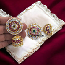 Marvelous Kemp Stones Jhumkas