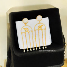 Beautiful Brass Gold Earring Gemstone Statements,Indian Earrings