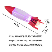 Rocket Tornado Lamp LED Color Changing, Tornado Maker Science Toy