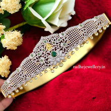 AD Stones Studded Beautiful Floral Designer Hip Belt With Pearls, 2 Choices of Stones