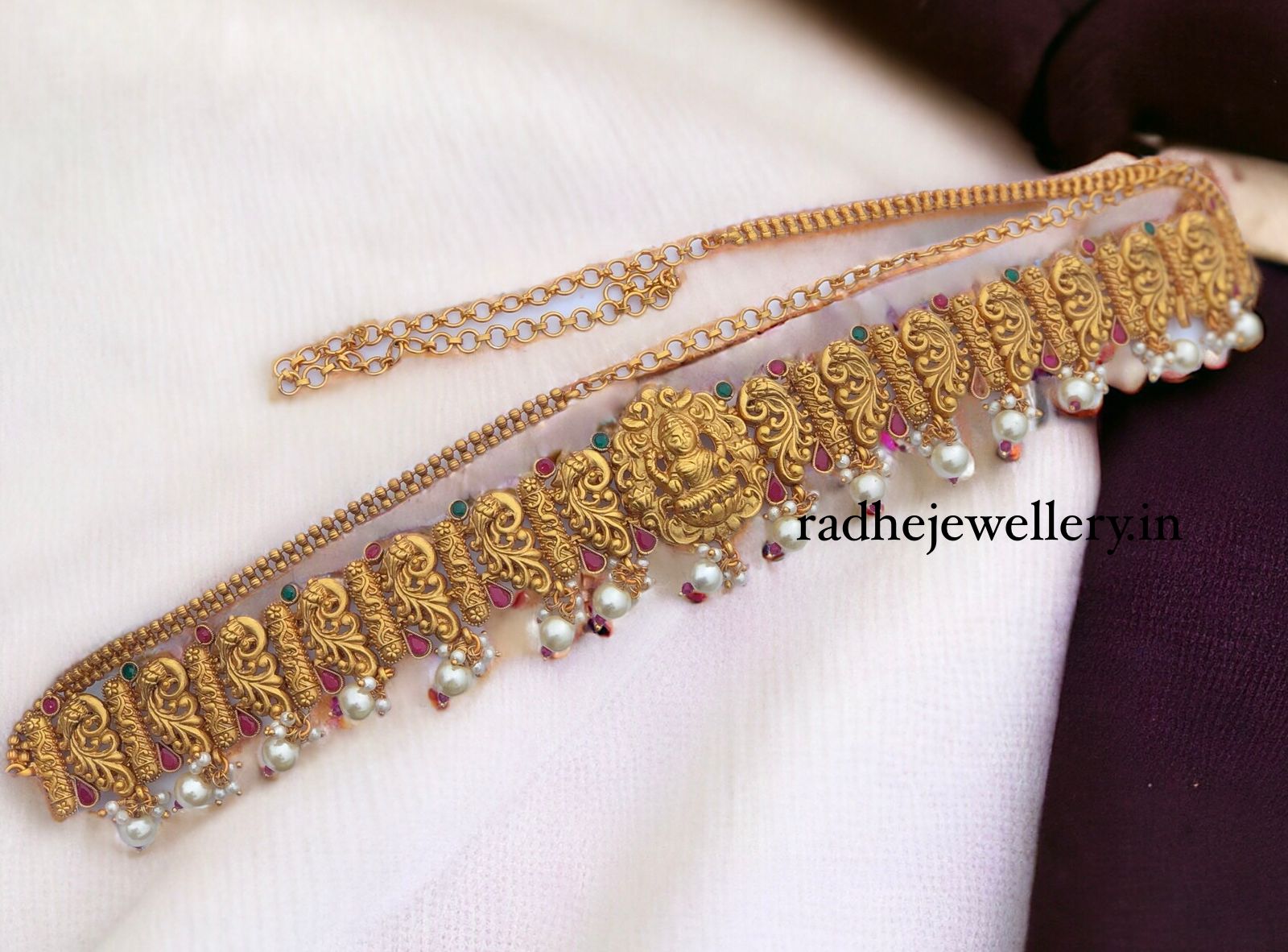 Temple Gold Bridal Belt, Bridal Gold Kamarband Belt, Wedding Jewelry Bridal Belt, Hip Chain, Matte Gold Temple Hip Belt, Bridal Jewelry