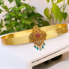 Pendant- Plain Belt,gold Plain hip belt for women saree Adjustable Indian waist belt