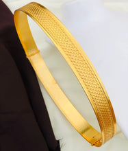 Gold Brass Plain hip belt for women saree Adjustable Indian waist belt [SIZE -38 TO 46 ] adjustable