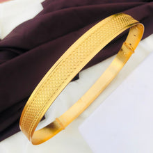 Gold Brass Plain hip belt for women saree Adjustable Indian waist belt [SIZE -38 TO 46 ] adjustable